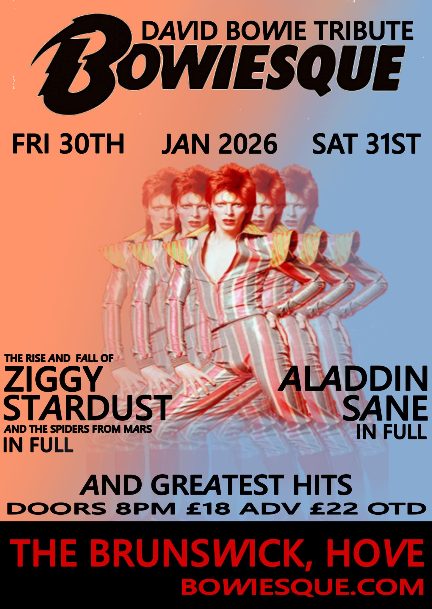 The Brunswick Hove - Jan 2026 Click for tickets